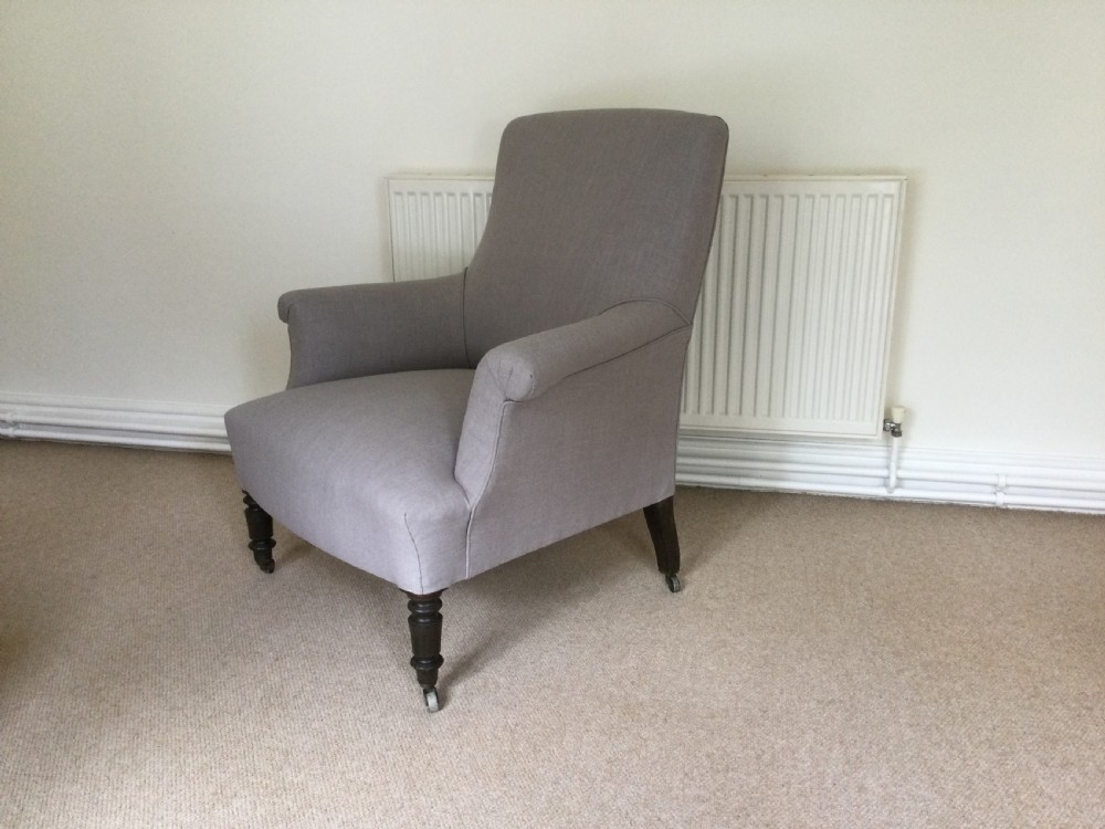 A late 19thC French armchair View II