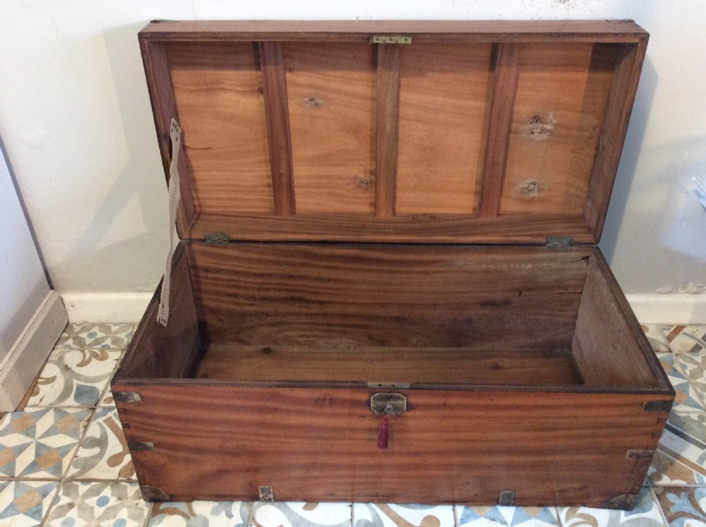 A 19thC Camphor campaign trunk View III
