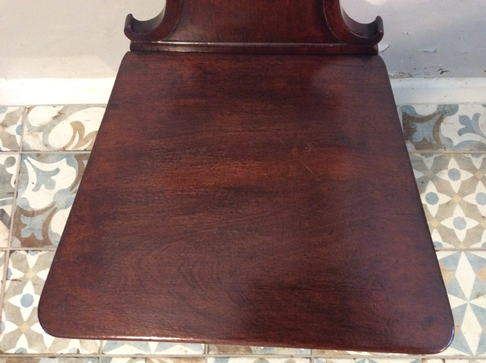 A late Georgian hall chair View VI