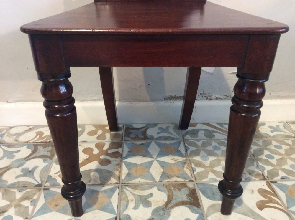 A late Georgian hall chair View VII