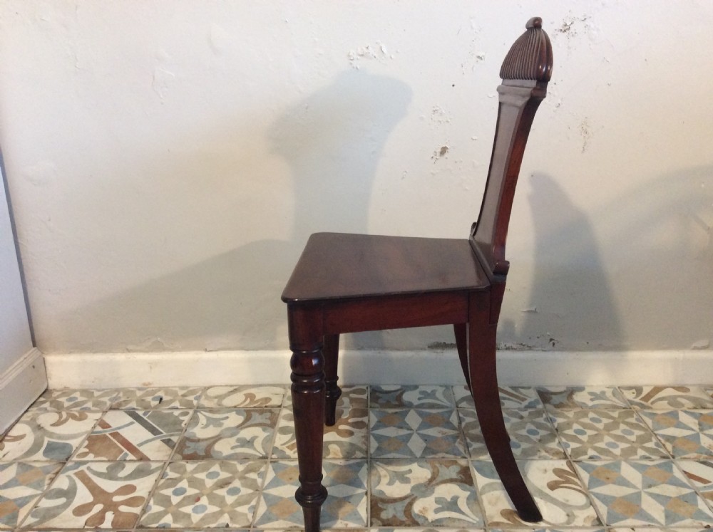 A late Georgian hall chair View IX