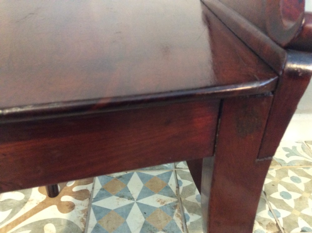 A late Georgian hall chair View X