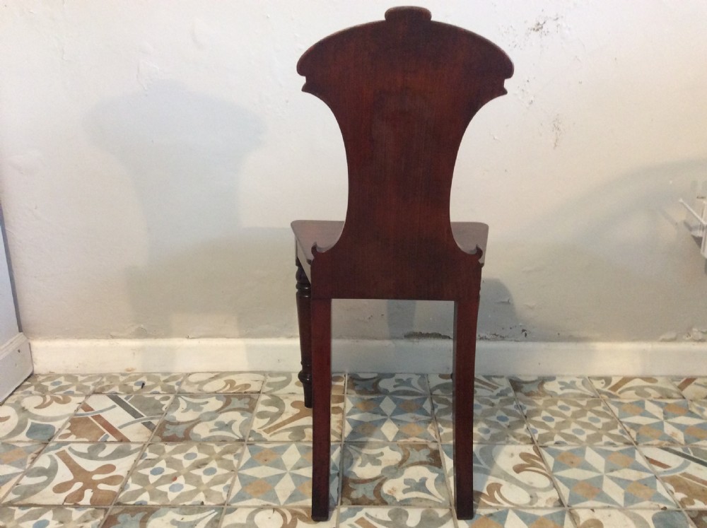 A late Georgian hall chair View XI