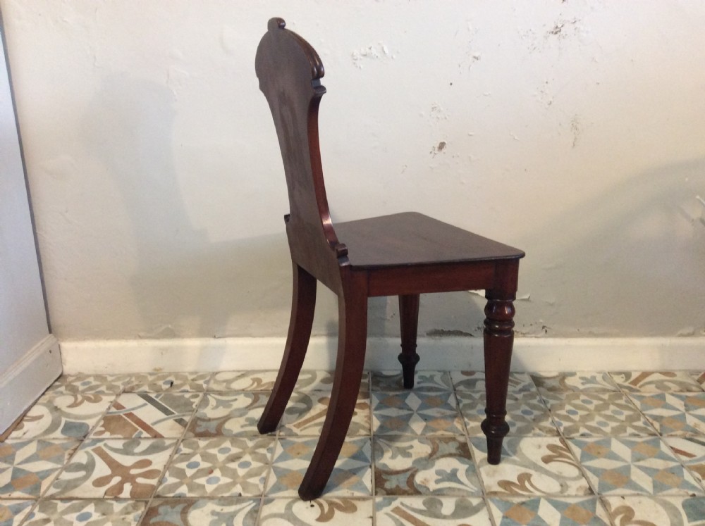 A late Georgian hall chair View XII
