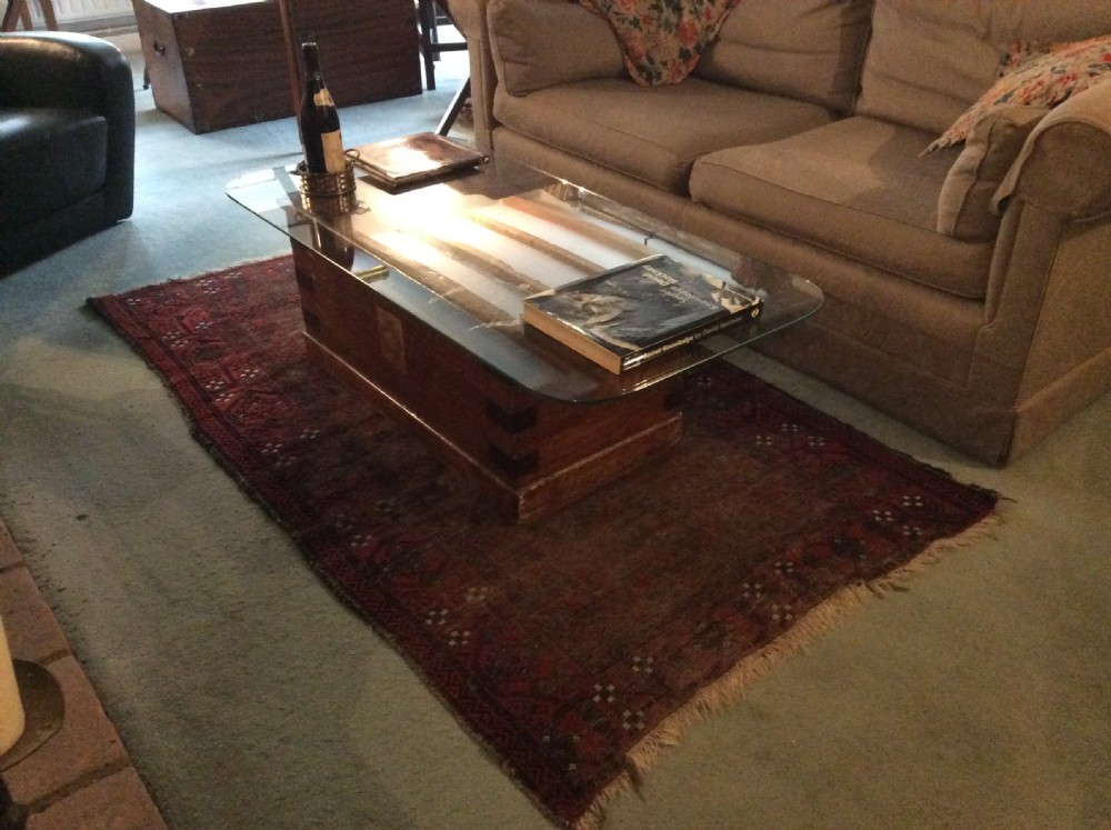 A well worn antique Afgan Baluch rug View III