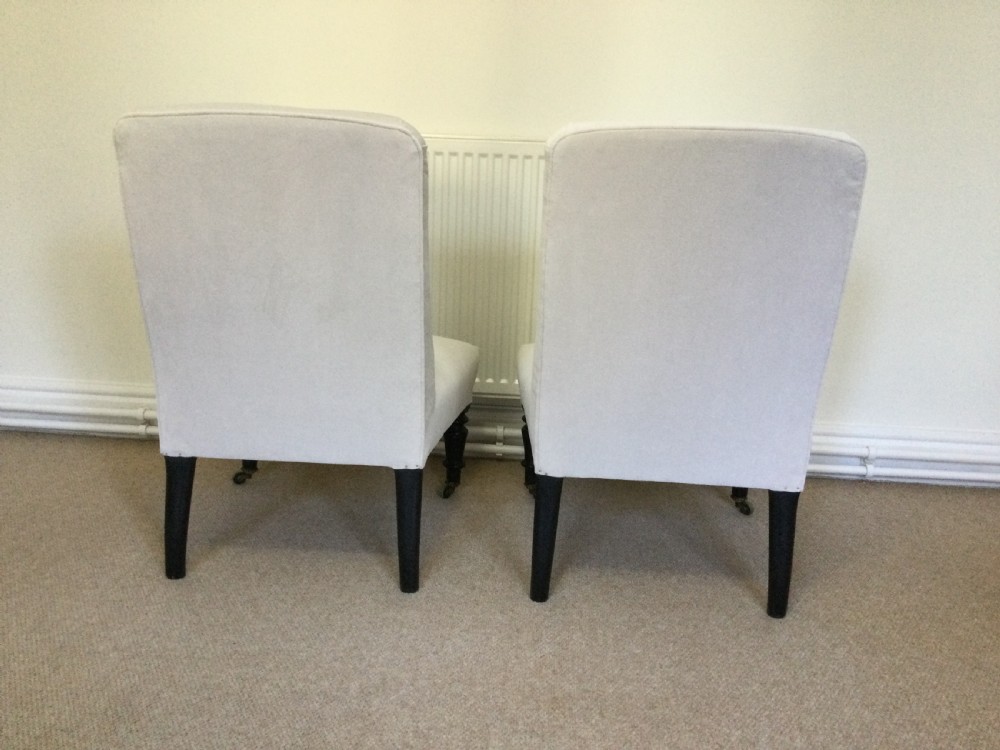 A pair of Napoleon III slipper chairs View IV
