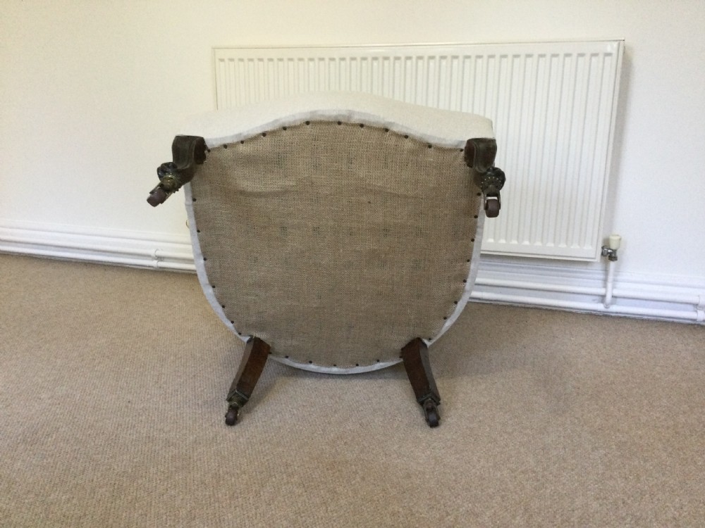 An English button back armchair View VI
