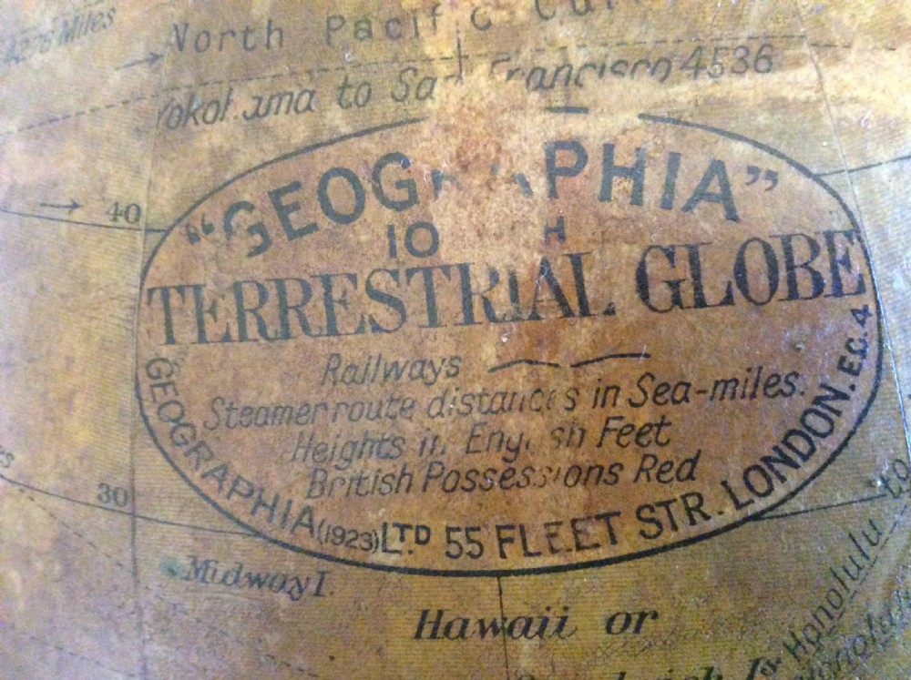 A 10'' terrestrial globe View XIV