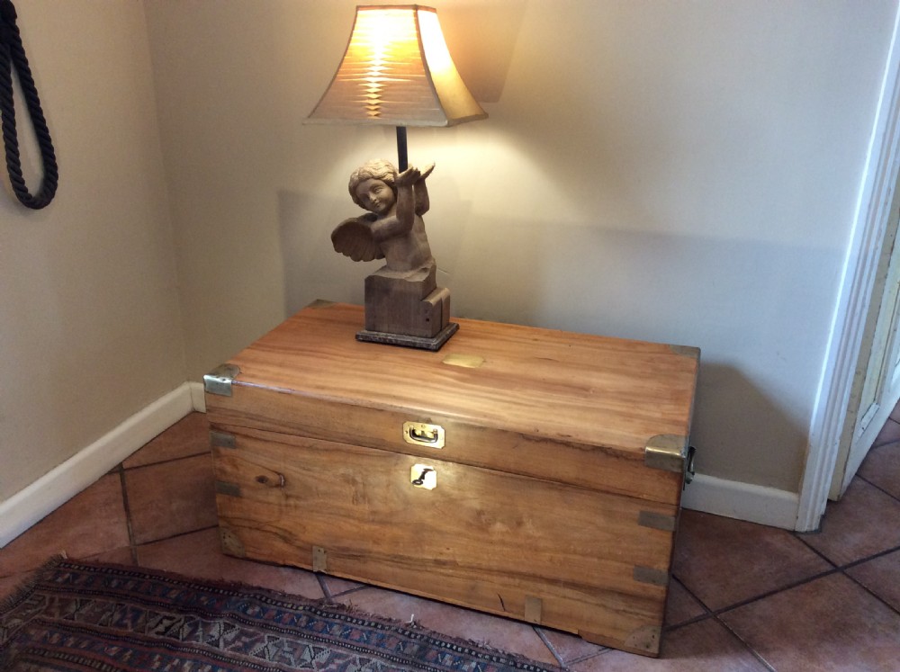 A 19thC Camphor campaign trunk View IV