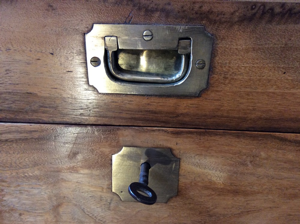 A 19thC Camphor campaign trunk View V