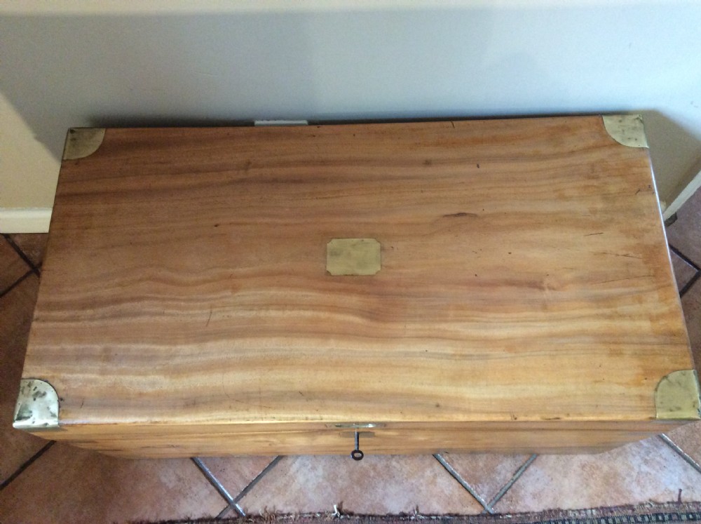 A 19thC Camphor campaign trunk View VI