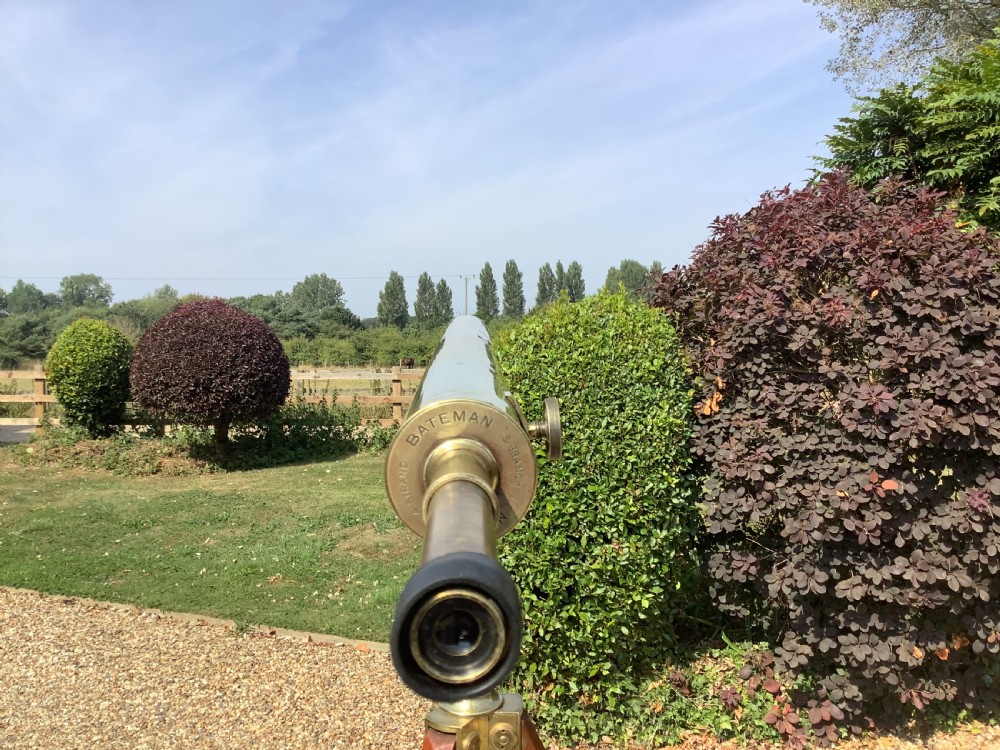 A large brass London made telescope View II
