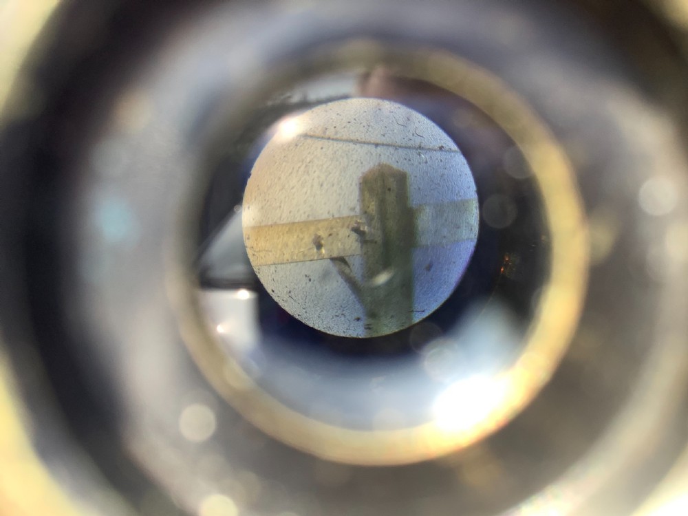A large brass London made telescope View III
