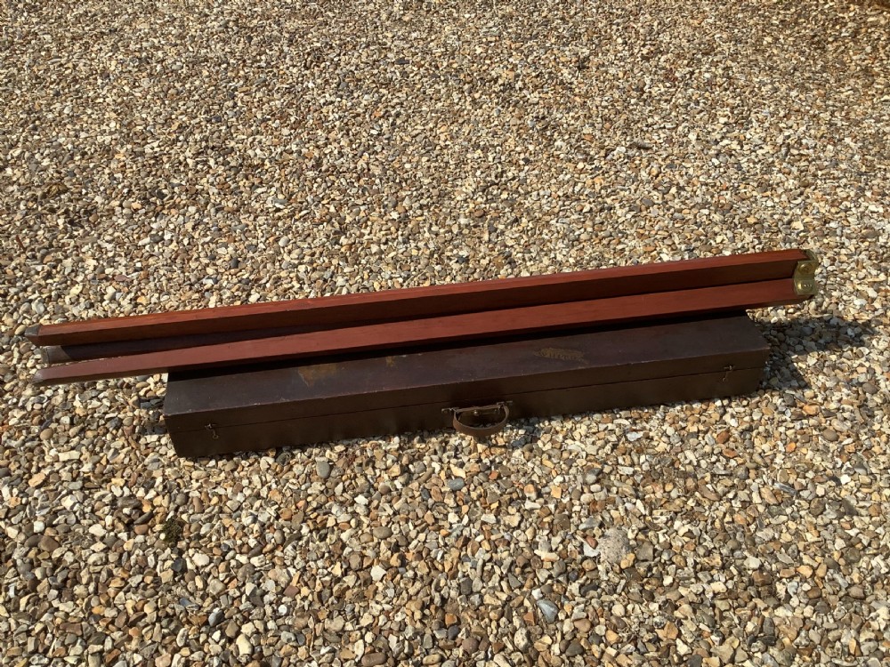 A large brass London made telescope View XI