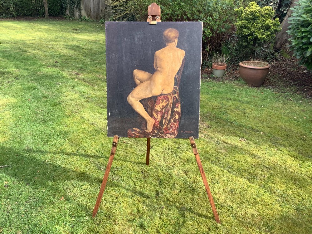 An unusual 19thC artists easel View II