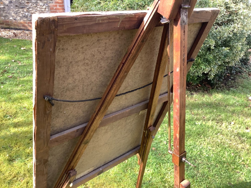 An unusual 19thC artists easel View V