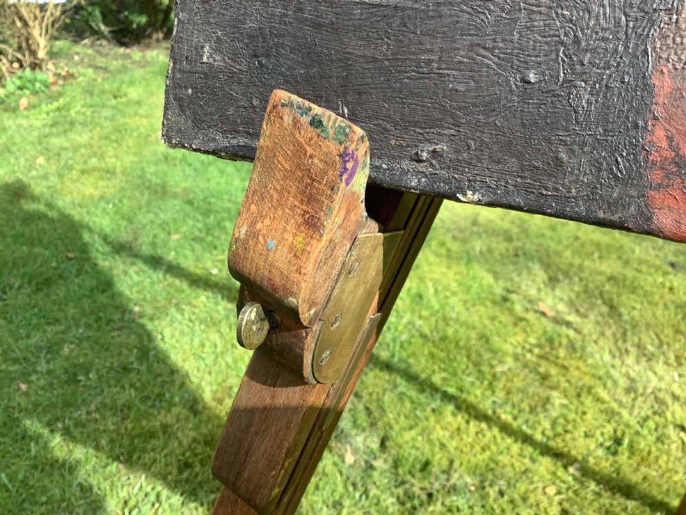 An unusual 19thC artists easel View VIII