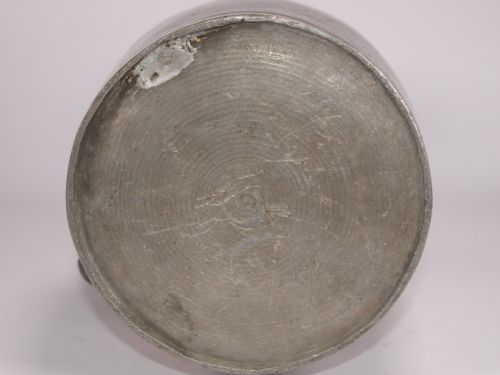 ANTIQUE FRENCH PEWTER NORMANDY FLAGON OF LARGE SIZE CIRCA 1800 - ADDITIONAL PHOTO 8