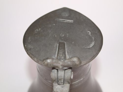 ANTIQUE GUERNSEY 1 QUART LIDDED FLAGON - ADDITIONAL PHOTO 5