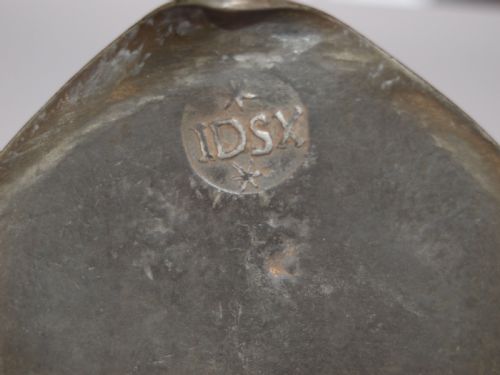 ANTIQUE JERSEY PEWTER MEASURE 1 POT CAPACITY BY JOHN DE ST CROIX - ADDITIONAL PHOTO 8