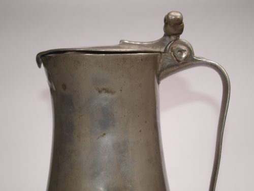 ANTIQUE JERSEY PEWTER MEASURE 1 POT CAPACITY BY JOHN DE ST CROIX - ADDITIONAL PHOTO 11