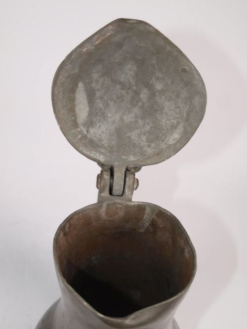 ANTIQUR JERSEY PEWTER 1 QUART MEASURE BY JOHN DE ST CROIX - ADDITIONAL PHOTO 10