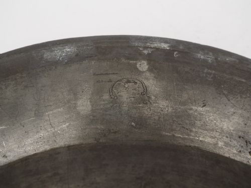 ANTIQUE ENGLISH PEWTER 16IN MULTIPLE REED DISH BY ROBERT GARRATT 16951734 - ADDITIONAL PHOTO 5