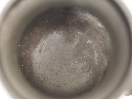 ANTIQUE ENGLISH PEWTER 1 PINT BULBOUS BRASS RIM MEASURE CIRCA 1900 - ADDITIONAL PHOTO 7