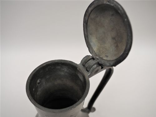 ANTIQUE SCOTTISH PEWTER CRESTED TAPPIT HEN CHOPIN CAPACITY CIRCA 1780 - ADDITIONAL PHOTO 4