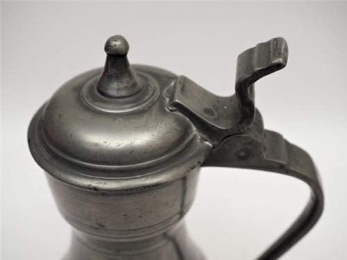 ANTIQUE SCOTTISH PEWTER CRESTED TAPPIT HEN CHOPIN CAPACITY CIRCA 1780 - ADDITIONAL PHOTO 8