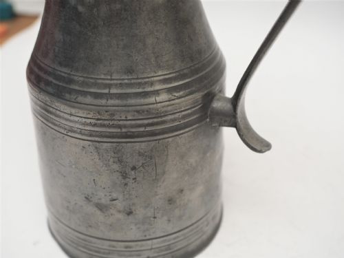 ANTIQUE SCOTTISH PEWTER CRESTED TAPPIT HEN CHOPIN CAPACITY CIRCA 1780 - ADDITIONAL PHOTO 9