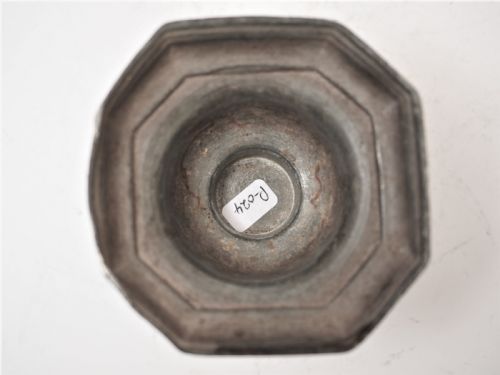 ANTIQUE OCTAGONAL TABLE SALT PROBABLY FRENCH CIRCA 1720 - ADDITIONAL PHOTO 7