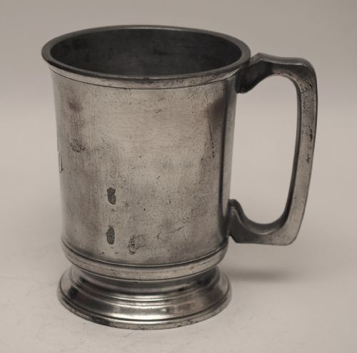 antique english pewter 1 pint measure lord high admiral circa 1890 - CATEGORY: ANTIQUE METAL - DATED 1890