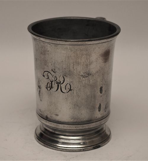 ANTIQUE ENGLISH PEWTER 1 PINT MEASURE LORD HIGH ADMIRAL CIRCA 1890 - ADDITIONAL PHOTO 3