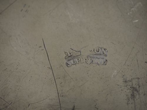GEORGE IV PEWTER PLAIN RIM PLATE WITH ROYAL CONNECTION BY ALDERSON CIRCA 1820 - ADDITIONAL PHOTO 6