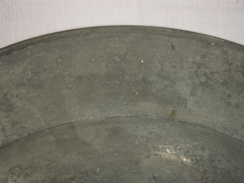 ANTIQUE ENGLISH PEWTER 20IN MULTIPLE REEDED CHARGER BY JOHN BARLOW 1698 1744 - ADDITIONAL PHOTO 6