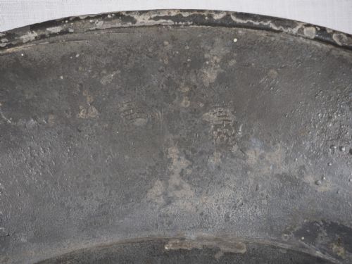 ANTIQUE ENGLISH PEWTER 20 14 INCH BROAD RIM CHARGER BY ROBERT GREGGE 1673 1684 - ADDITIONAL PHOTO 6