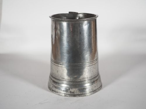 ANTIQUE ENGLISH PEWTER 1 QUART MEASURE HENRY FOTHERGILL 181945 CORNWALL VERIFICATION - ADDITIONAL PHOTO 3