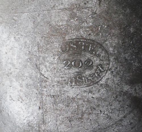 ANTIQUE ENGLISH PEWTER 1 PINT MEASURE BY JOHN FOSTER 1789 1837 - ADDITIONAL PHOTO 5