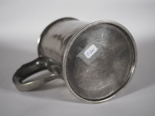 ANTIQUE ENGLISH PEWTER 1 PINT MEASURE BY JOHN FOSTER 1789 1837 - ADDITIONAL PHOTO 6