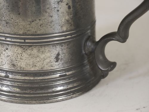 ANTIQUE ENGLISH PEWTER 1 PINT MEASURE BY THOMAS PHILLIPS I OF LONDON CIRCA 1820 - ADDITIONAL PHOTO 5