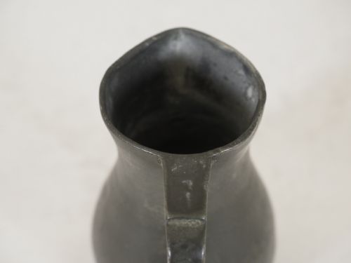 ANTIQUE JERSEY PEWTER LIDLESS MEASURE OF 'NOGGIN' CAPACITY CIRCA 1800 - ADDITIONAL PHOTO 6