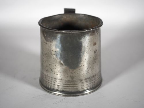 ANTIQUE ENGLISH PEWTER 34 PINT TAVERN MUG BY THOMAS DEAN ALDERSON CIRCA 1820 - ADDITIONAL PHOTO 3