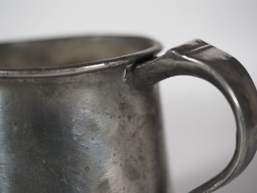 ANTIQUE ENGLISH PEWTER 34 PINT TAVERN MUG BY THOMAS DEAN ALDERSON CIRCA 1820 - ADDITIONAL PHOTO 6