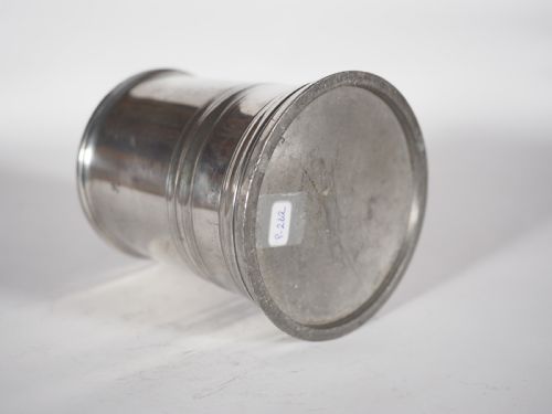 ANTIQUE ENGLISH PEWTER 1 PINT 'DRIP CATCHER FUNNEL STAND' BY W R LOFTUS CIRCA 1890 - ADDITIONAL PHOTO 1