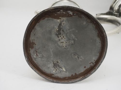 ANTIQUE IRISH PEWTER CHURCH FLAGON PROBABLY BY JOHN HEANEY OF DUBLIN 1763 1807 - ADDITIONAL PHOTO 8