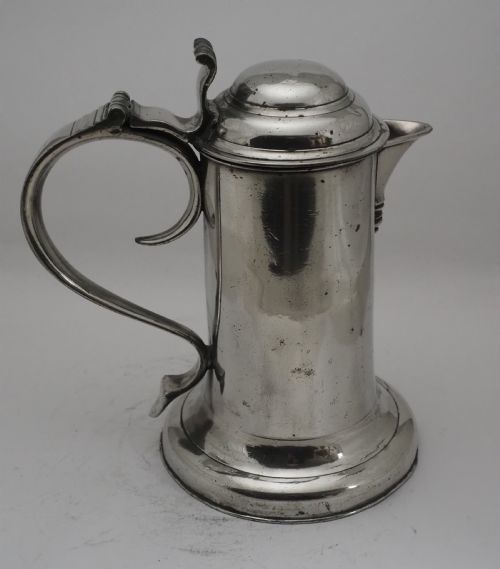 ANTIQUE IRISH PEWTER CHURCH FLAGON PROBABLY BY JOHN HEANEY OF DUBLIN 1763 1807 - ADDITIONAL PHOTO 15
