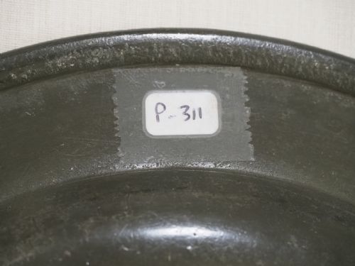 ANTIQUE ENGLISH PEWTER 950IN PLAIN RIM PLATE BY RICHARD KING OF LONDON CIRCA 1750 - ADDITIONAL PHOTO 7