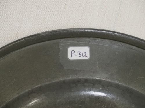 ANTIQUE ENGLISH PEWTER PLAIN RIM PLATE WITH SUPERB LION CREST BY JAMES SPACKMAN 1704 1759 - ADDITIONAL PHOTO 7