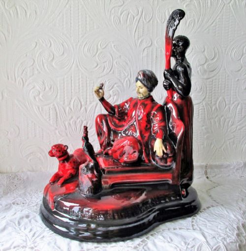 English Porcelain Flamb� Figurine ~ "The Sultan" ~ Peggy Davies
